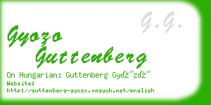 gyozo guttenberg business card
